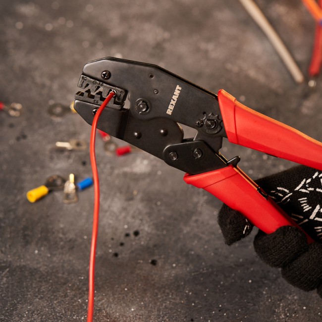 Кримпер REXANT HT-236C для обжима автоклемм неизолированных 0.5-6.0 мм² Кримпер REXANT HT-236C для обжима автоклемм неизолированных 0.5-6.0 мм²