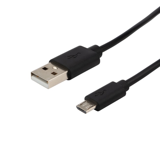 Кабель USB-micro USB/PVC/black/1m/REXANT