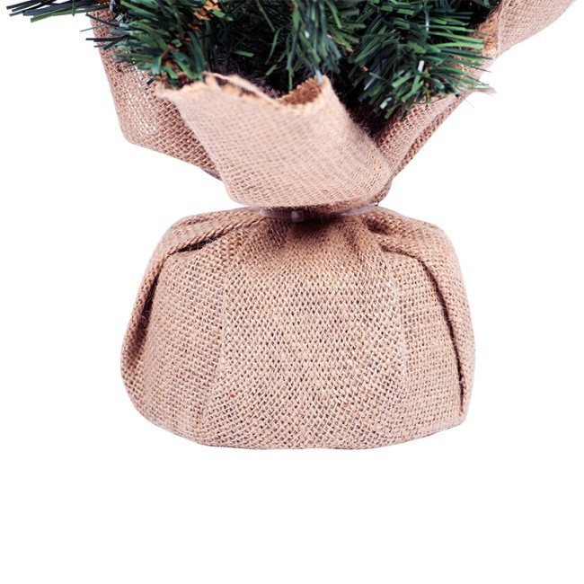 Елочка 60см в плетеном мешочке, ПВХ Елочка 60см в плетеном мешочке, ПВХ