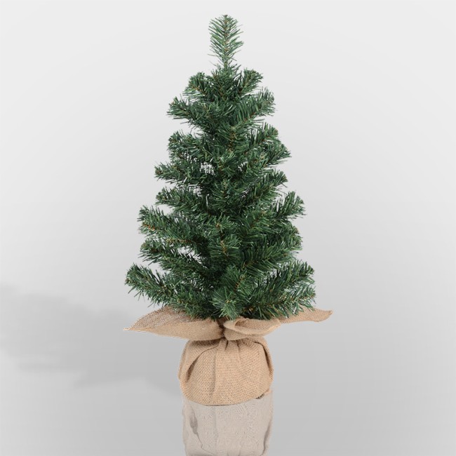 Елочка 60см в плетеном мешочке, ПВХ Елочка 60см в плетеном мешочке, ПВХ