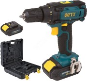 Дрель-Шуруповерт акк. 14.4 В, 0-450/1550 об/мин, 23.0 Нм, 2 (Li-Ion) 1.3 Ач, 1.5 ч., рез. накл., кейс