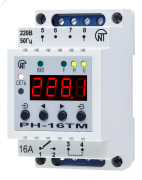 Суточно-недельный таймер РН-16ТМ с функциями реле напряжения, встроенное фото реле Суточно-недельный таймер РН-16ТМ с функциями реле напряжения, встроенное фото реле