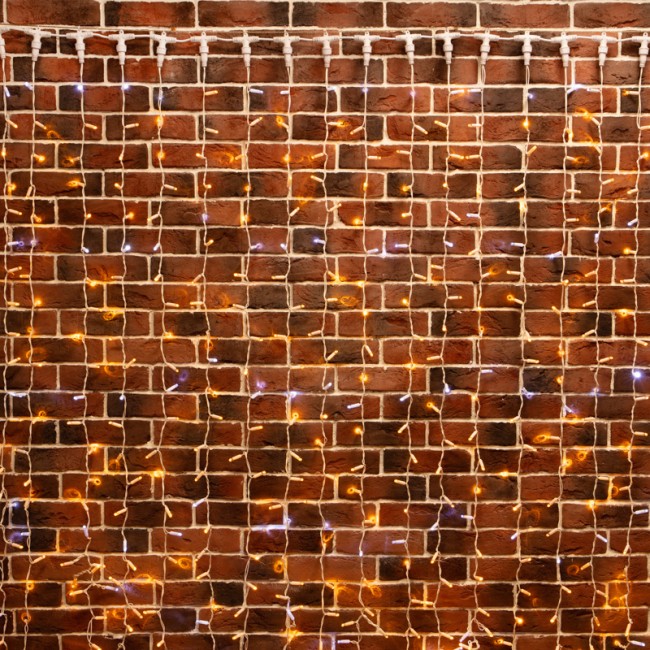 Гирлянда Светодиодный Дождь 2х3м, эффект мерцания, белый провод, 230 В, диоды ЖЁЛТЫЕ (шнур питания в комплекте) Гирлянда Светодиодный Дождь 2х3м, эффект мерцания, белый провод, 230 В, диоды ЖЁЛТЫЕ (шнур питания в комплекте)