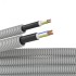 Электротруба ПВХ гибкая гофр. д.20мм, цвет серый, с кабелем ВВГнг(А)-LS3х1,5мм РЭК ГОСТ+, 100м