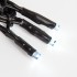 Гирлянда Твинкл Лайт 10 м, 100 LED БЕЛЫЙ, черный ПВХ, IP65, динамика, 230В соединяется NEON-NIGHT (нужен контроллер 217-204)