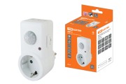 Датчик движения розеточный ДДР-01 1200Вт, 10-420с, 2-9м, 3+лк, 120гр, IP20, TDM Датчик движения розеточный ДДР-01 1200Вт, 10-420с, 2-9м, 3+лк, 120гр, IP20, TDM