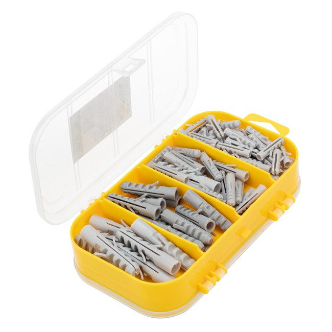 Набор саморезов и дюбелей для ДСП (170 шт/уп) KRANZ Набор саморезов и дюбелей для ДСП (170 шт/уп) KRANZ