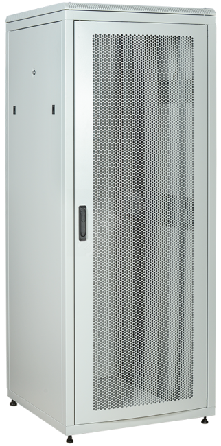 Шкаф сетевой 19' LINEA N 47U 800х800мм перфорированная передняя дверь задняя металлическая серый