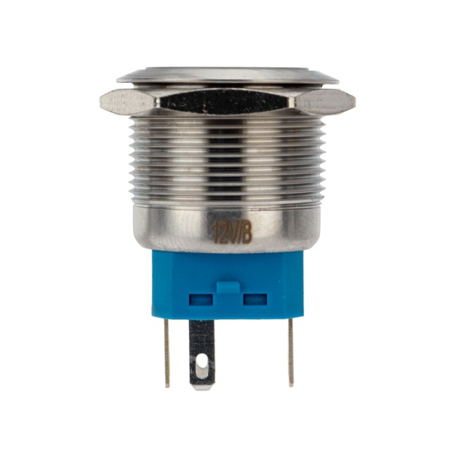 Кнопка антивандальная Ø22 12В Б/Фикс (6с) OFF-(ON) / ON-(OFF) подсв/синяя REXANT Кнопка антивандальная Ø22 12В Б/Фикс (6с) OFF-(ON) / ON-(OFF) подсв/синяя REXANT