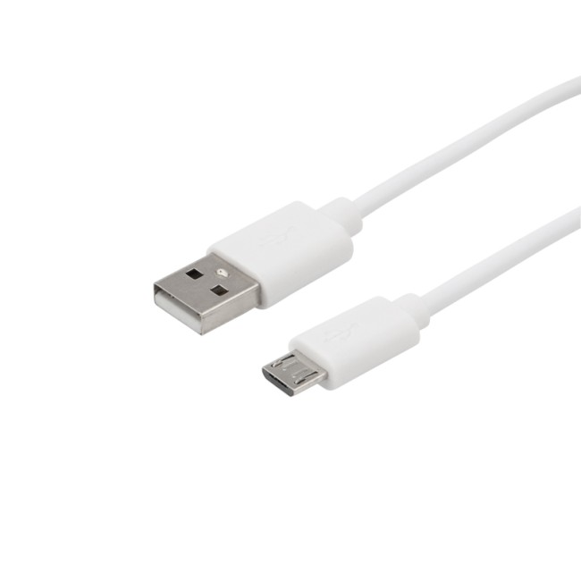 Кабель USB-micro USB/PVC/white/1m/REXANT