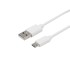 Кабель USB-micro USB/PVC/white/1m/REXANT