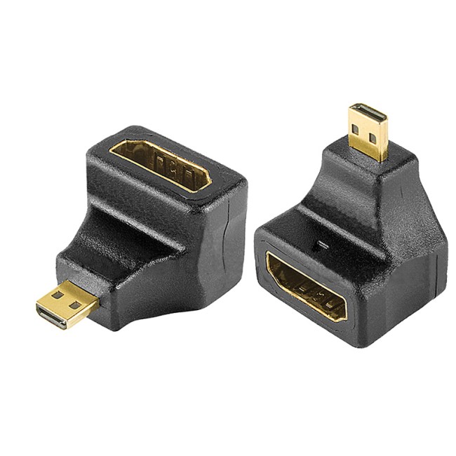 Переходник аудио (гнездо HDMI - штекер micro HDMI), угловой, (1шт) REXANT Переходник аудио (гнездо HDMI - штекер micro HDMI), угловой, (1шт) REXANT