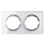 Рамка 2-м Garda горизонт. стеклянная бел. 2E52201300 OneKeyElectro 2234925 Рамка 2-м Garda горизонт. стеклянная бел. 2E52201300 OneKeyElectro 2234925