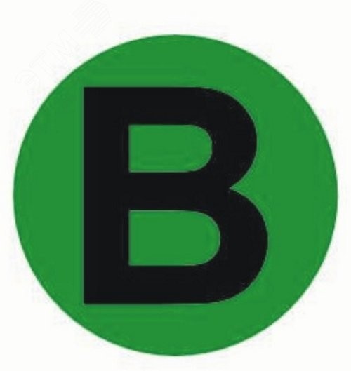 Наклейка 'B'd=20мм EKF PROxima