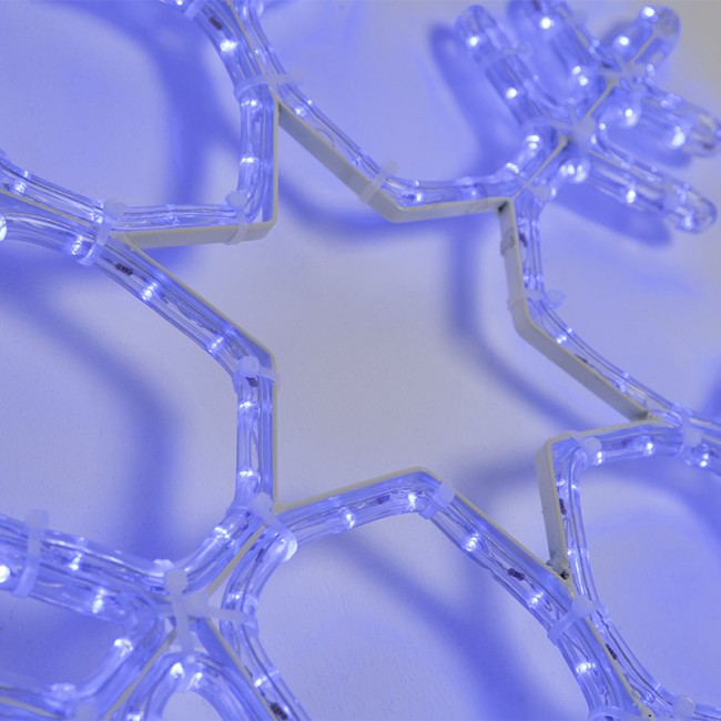 Фигура Снежинка LED Светодиодная, без контр. размер 55x55см, СИНЯЯ NEON-NIGHT Фигура Снежинка LED Светодиодная, без контр. размер 55x55см, СИНЯЯ NEON-NIGHT