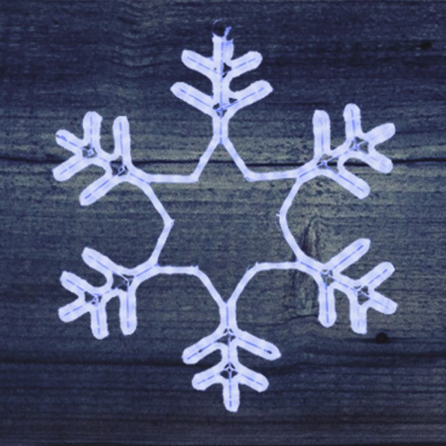 Фигура Снежинка LED Светодиодная, без контр. размер 55x55см, СИНЯЯ NEON-NIGHT Фигура Снежинка LED Светодиодная, без контр. размер 55x55см, СИНЯЯ NEON-NIGHT