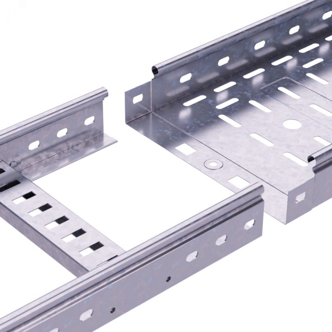 Лоток перфорированный 100х50х3000 0.6мм S3