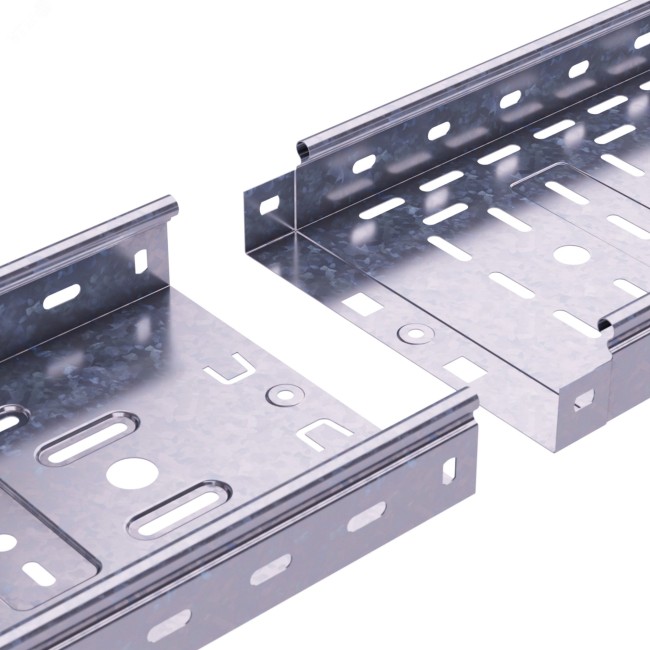 Лоток перфорированный 100х50х3000 0.6мм S3