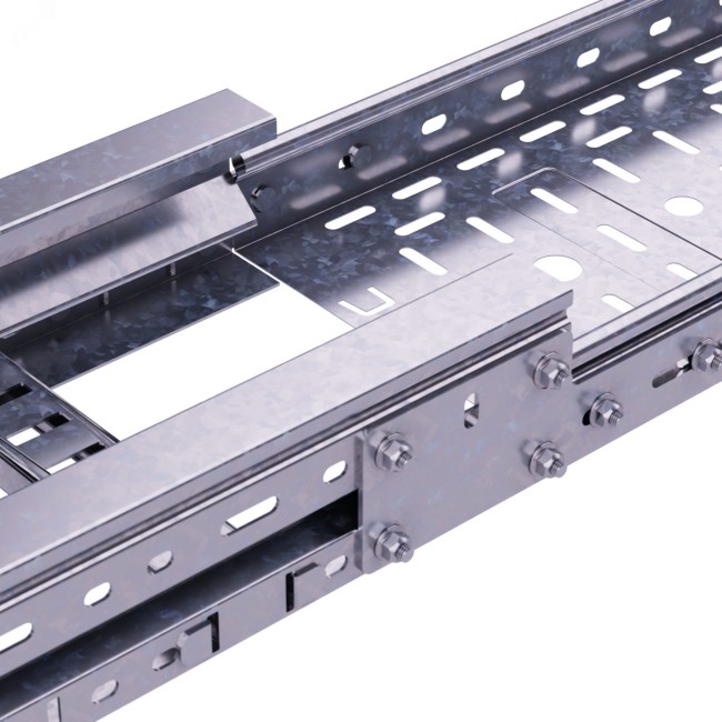 Лоток перфорированный 100х50х3000 0.6мм S3