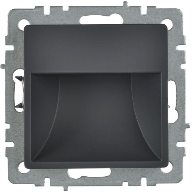 Подсветка светодиодная BRITE встраив. ПЛ20-БрГ механизм графит IEK BR-FL20-K53