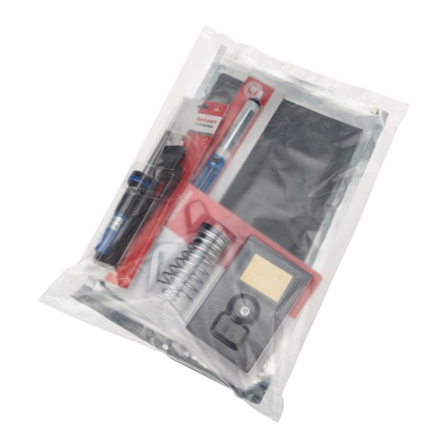 Набор К21 для пайки продвинутый 2 (паяльник, сменное жало, подставка, экстрактор, коврик) REXANT Набор К21 для пайки продвинутый 2 (паяльник, сменное жало, подставка, экстрактор, коврик) REXANT