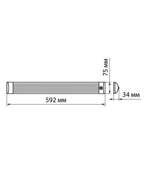 Светодиодный светильник LED ДПО 3017 18Вт 1650лм 4500К Компакт с датчиком Народный Светодиодный светильник LED ДПО 3017 18Вт 1650лм 4500К Компакт с датчиком Народный