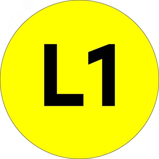 Наклейка L1 d=20мм EKF PROxima