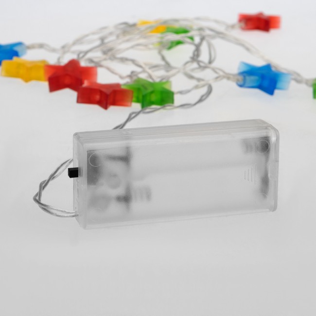 Гирлянда светодиодная Звездочки 1,5 м, 10 LED, прозрачный ПВХ, цвет свечения мультиколор, 2 х АА (батарейки не в комплекте) NEON-NIGHT Гирлянда светодиодная Звездочки 1,5 м, 10 LED, прозрачный ПВХ, цвет свечения мультиколор, 2 х АА (батарейки не в комплекте) NEON-NIGHT