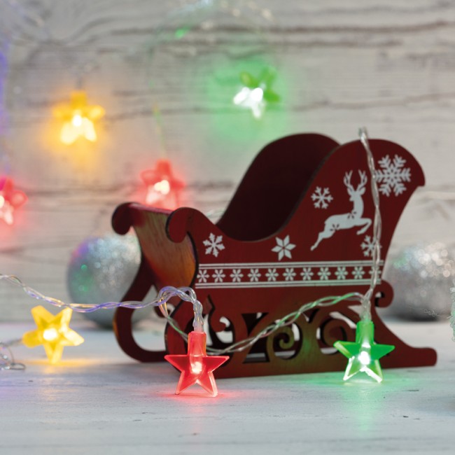 Гирлянда светодиодная Звездочки 1,5 м, 10 LED, прозрачный ПВХ, цвет свечения мультиколор, 2 х АА (батарейки не в комплекте) NEON-NIGHT Гирлянда светодиодная Звездочки 1,5 м, 10 LED, прозрачный ПВХ, цвет свечения мультиколор, 2 х АА (батарейки не в комплекте) NEON-NIGHT