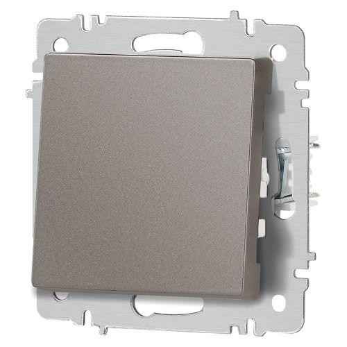 Выключатель 1-кл. СП Accent 6-101-09 10А IP20 250В AL/CU титан Intro Б0063440 Выключатель 1-кл. СП Accent 6-101-09 10А IP20 250В AL/CU титан Intro Б0063440