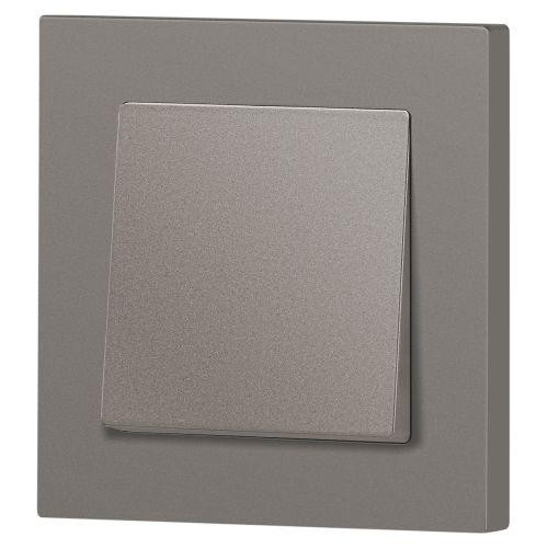 Выключатель 1-кл. СП Accent 6-101-09 10А IP20 250В AL/CU титан Intro Б0063440 Выключатель 1-кл. СП Accent 6-101-09 10А IP20 250В AL/CU титан Intro Б0063440