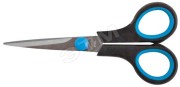Ножницы бытовые нержавеющие, прорезиненные ручки, толщина лезвия 1.8 мм, 135 мм Ножницы бытовые нержавеющие, прорезиненные ручки, толщина лезвия 1.8 мм, 135 мм