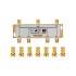 Делитель ТВх6 + 7шт. F BOX, 5-1000 МГц Gold REXANT