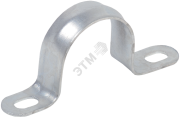 Скоба металлическая двухлапковая d=19-20мм