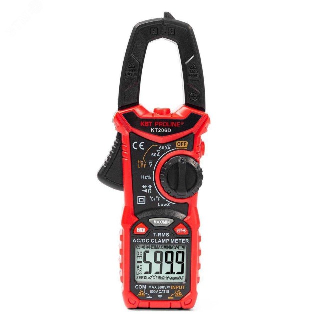 Токоизмерительные клещи c True RMS КТ 206D Токоизмерительные клещи c True RMS КТ 206D