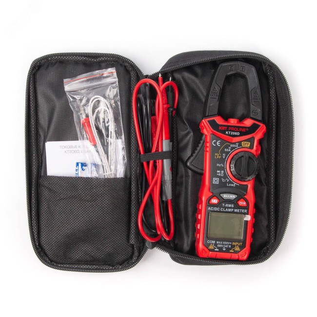 Токоизмерительные клещи c True RMS КТ 206D Токоизмерительные клещи c True RMS КТ 206D