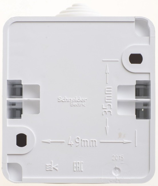 ЭТЮД Выключатель одноклавишный наружный IP44 белый ЭТЮД Выключатель одноклавишный наружный IP44 белый