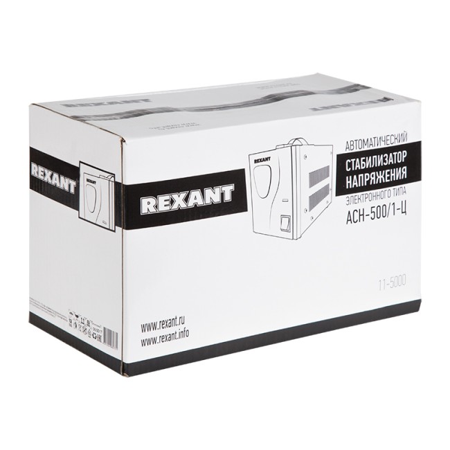 Стабилизатор напряжения AСН-500/1-Ц REXANT Стабилизатор напряжения AСН-500/1-Ц REXANT
