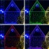 Гирлянда Светодиодный Дождь 2х1,5м, прозрачный провод, 230 В, диоды RGB, свечение с динамикой при приобретении контроллера 245-908