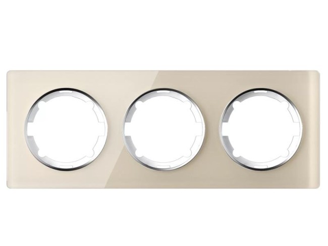 Рамка 3-м Garda горизонт. стеклянная беж. 2E52301301 OneKeyElectro 2234931 Рамка 3-м Garda горизонт. стеклянная беж. 2E52301301 OneKeyElectro 2234931