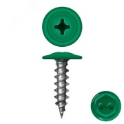 Саморез металл/металл 4.2х16 пресс-шайба острый RAL6029