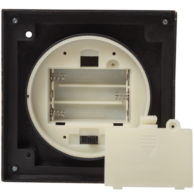 Декоративный фонарь с лампочкой, бронзовый корпус, размер 10,5х10,5х22,5 см, цвет ТЕПЛЫЙ БЕЛЫЙ Декоративный фонарь с лампочкой, бронзовый корпус, размер 10,5х10,5х22,5 см, цвет ТЕПЛЫЙ БЕЛЫЙ