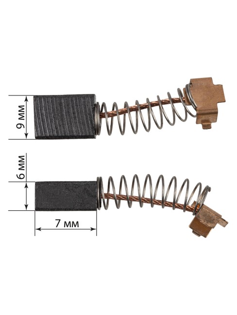 Щетки графитовые ЩГ-10800105 для угловой шлифмашины УШМ 900/125, 2 шт. в комплекте, TDM Щетки графитовые ЩГ-10800105 для угловой шлифмашины УШМ 900/125, 2 шт. в комплекте, TDM