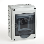 Щиток Tyco навесной 3 модулей с дверью заземляющие шины IP65