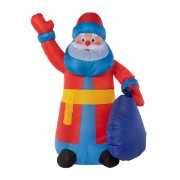 3D фигура надувная Дед мороз с подарком, размер 180 см, внутренняя подсветка 2 LED, компрессор с адаптером 12В, IP 65 NEON-NIGHT 3D фигура надувная Дед мороз с подарком, размер 180 см, внутренняя подсветка 2 LED, компрессор с адаптером 12В, IP 65 NEON-NIGHT