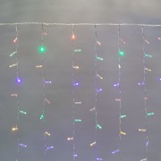 Гирлянда Светодиодный Дождь 2х3м, постоянное свечение, прозрачный провод, 230 В, диоды МУЛЬТИКОЛОР (нужен шнур питания 303-500-1)