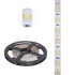Лента светодиодная 12В, SMD5050, 14,4Вт/м, 60 LED/м, 2700К, 10мм, 3м, для БП с клеммами, IP20 LAMPER