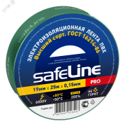 Изолента Safeline 19/25 зеленый Изолента Safeline 19/25 зеленый