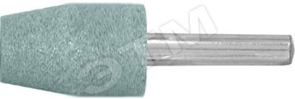 Шарошка абразивная (по камню, мрамору, кафелю), хвостовик 6 мм, цилиндр со скосом 18 х 27 мм