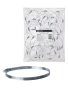 Хомут червячный, d 110-130 мм, оцинк (упак. 100 шт) TDM Хомут червячный, d 110-130 мм, оцинк (упак. 100 шт) TDM